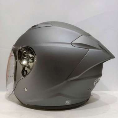 HELM NHK R1 ELITE SOLID DARK GREY DOFF M