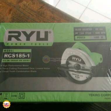 Circular Saw / Mesin Circular 7" Inch RYU TEKIRO RCS185-1