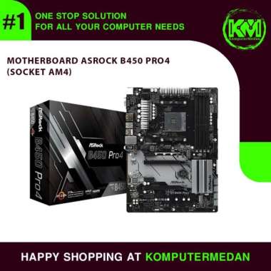 Motherboard ASROCK B450 PRO4 (Socket AM4)