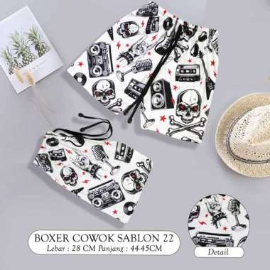 Celana Boxer Pendek Pria - Celana Dalam Boxer Pria | Kolor Katun No. 22