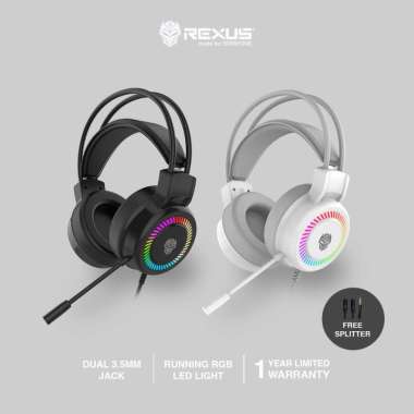 Rexus Headset Gaming Vonix SH39 FREE Splitter Putih