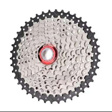 SPROCKET SPROKET 9SPEED 11 42T SILVER GEAR KASET SEPEDA