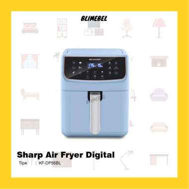Sharp Digital Air Fryer KF-DP55BL