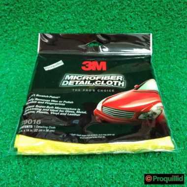 3M Microfiber Detail Cloth-Kain Lap Fiber Pembersih Mobil 39016 Kuning