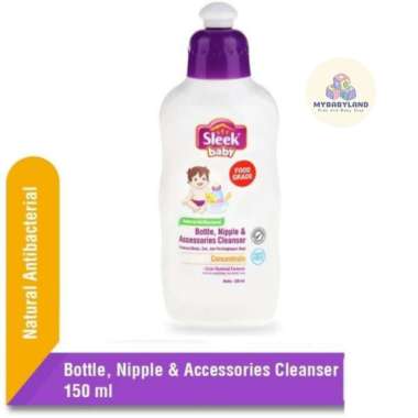 Sleek Bottle Nipple And Baby Accessories Cleanser / Sabun Cuci Botol | 70ml | 150ml Standard Cleanse