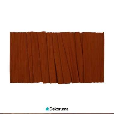 Dekoruma SUBA Taplak Meja Makan - Table Runner Dark Brown