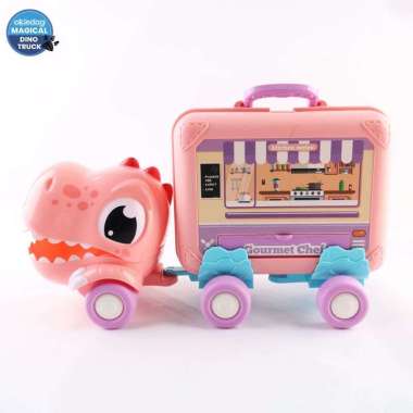Okiedog Magical Dino Truck Kitchen - Mainan playhouse anak Dino Truck