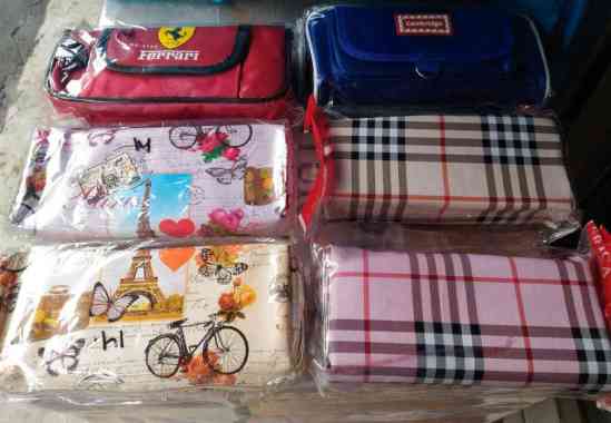 Kotak Box Tempat Pensil Kain Lucu Simple Praktis Bagus Murah READY STOCK