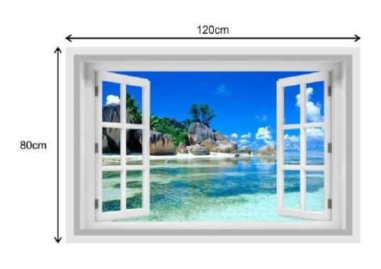 WALL ART STIKER HIASAN DEKORASI DINDING MOTIF FANTASY SERIES 120cm x 80cm Fantasy 01