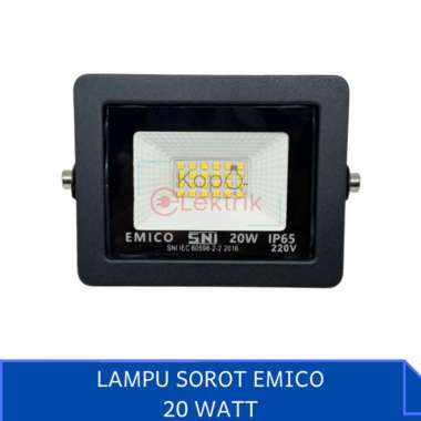 Lampu Tembak LED 20w Lampu Sorot 20 Watt Cahaya Putih Kuning