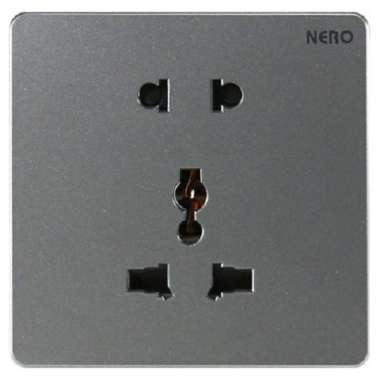 Nero Saklar / Stopkontak Casa X2 GREY StopUni