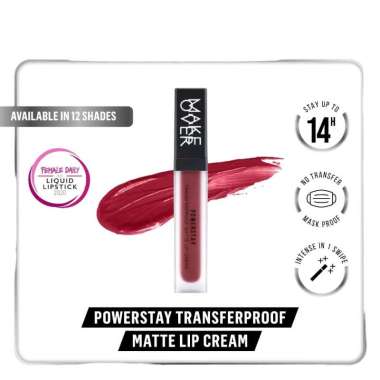 Make Over Powerstay Transferproof Matte Lip Cream B06 Powerful