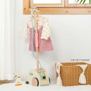 GARMENT STEAMER- Mainan setrika uap kayu lucu-mainan edukasi pretend play