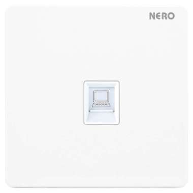CASA Soket Data LAN CAT5 White | Soket Data LAN CAT5 NERO X2 White