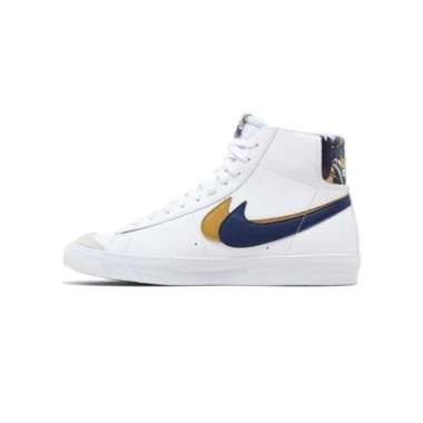 Nike blazer mid blue swoosh clearance