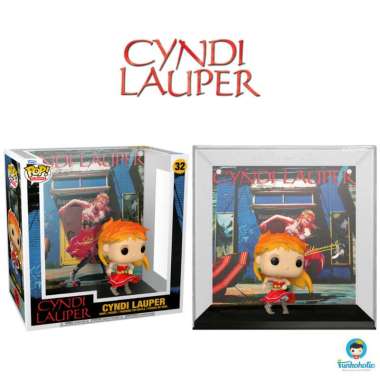 Funko POP! Albums Rocks Cyndi Lauper - She's So Unusual with Case #32