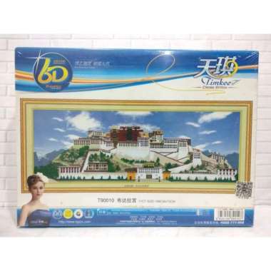 Paket Sulam Kristik TIMKEE 90010 Potala Palace Tibet Istana