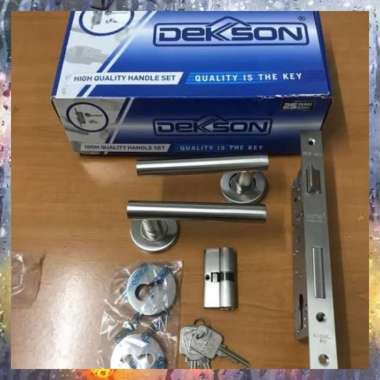 PAKET HANDLE DEKKSON LHTR 0821 SSS KOMPLIT KUNCI SILINDER BIASA