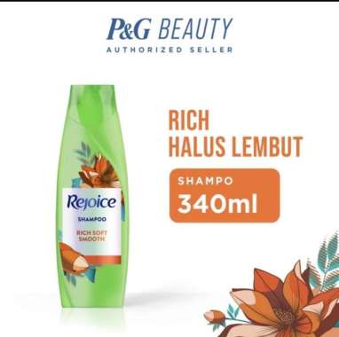 REJOICE SHAMPO 340 ML Rich Soft Smooth