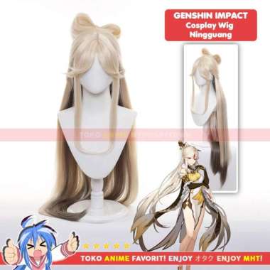 Wig Cosplay Anime Game Ningguang