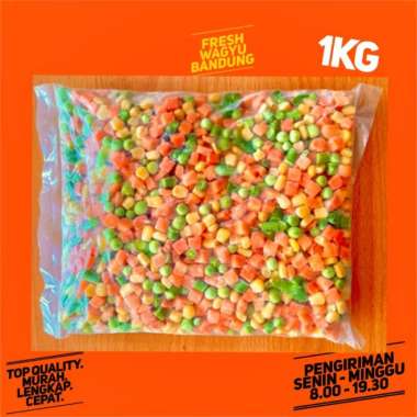 MIX VEGETABLE CURAH IMPORT PREMIUM SAYURAN FROZEN 1KG