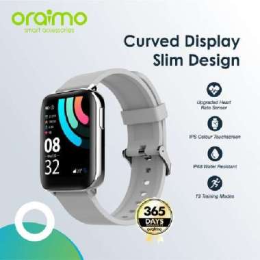 SMART WATCH ORAIMO WATCH OSW-16 IP68 WATERPROOF JAM TANGAN OLAHRAGA Hitam