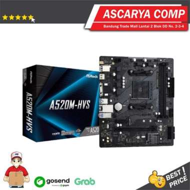 ASRock A520M-HVS (AM4, A520, DDR4, USB 3.2, SATA3)