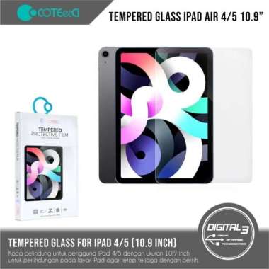 COTEetCI Full Tempered Glass 10.9 Inch Clear Screen Guard IPAD GEN 10