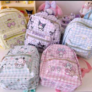 TAS RANSEL IMPORT KARAKTER / TAS ANAK IMPORT / RANSEL CINNAMOROLL KUROMI / TAS MELODY / TAS POMPJRIN
