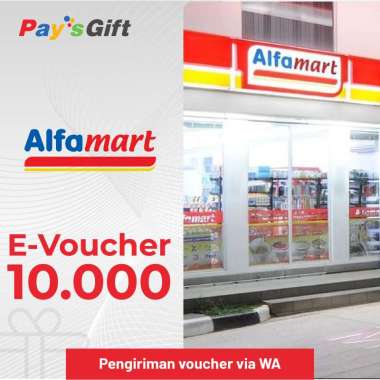 [Paysgift] Voucher Digital Alfamart Value Rp 10.000 reg