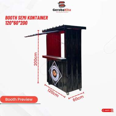 Booth Semi Container Makakan Murah