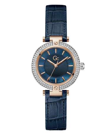 GC Z22003L7MF - GC Vogue Mid Size Blue Leather Ladies Watch Original