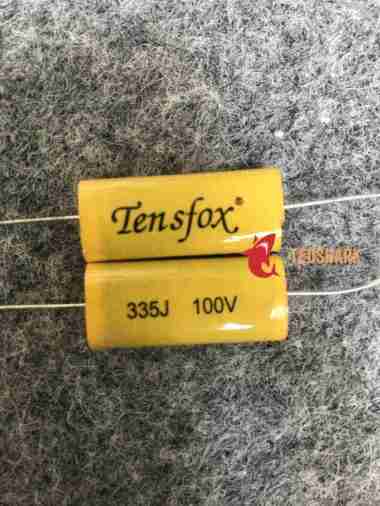 TENSFOX 33UF-CAP 335J 100V CAPACITOR TWEETER AUDIOPHILER MKP 3,3 MFD