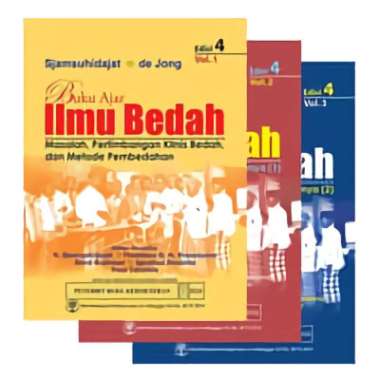 Original Buku Ajar Ilmu Bedah Edisi 4 - Jilid 1,2,3 - De Jong