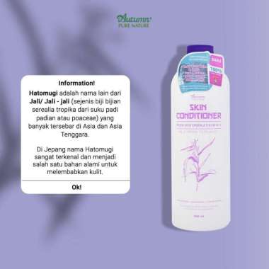Autumn Skin Conditioner With Hatomugi extract 500ml BPOM