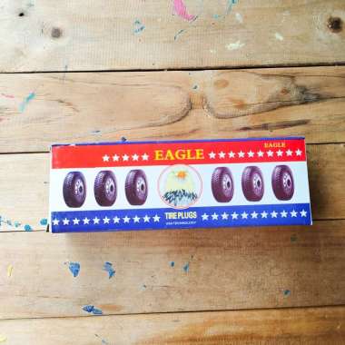 Karet Lem Cacing Eagle Tambal Ban Tubeless Tubles Box