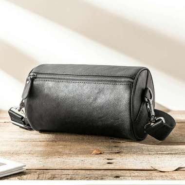 tas pria selempang kulit asli model terbaru tas kulit pria kulit garut