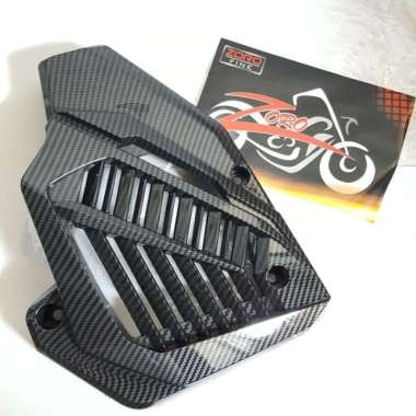 Cover Tutup Radiator Vario 150 Vario 125 Carbon Karbon Zoro TERBAIK