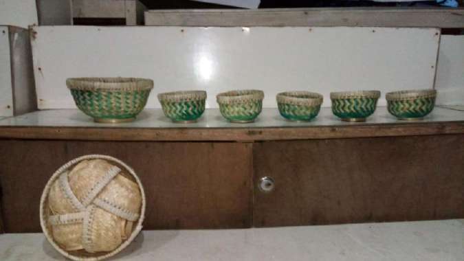 hiasan dinding bambu