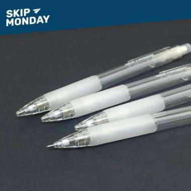 Skip Monday Mechanical Pencil pensil mekanik clear transparent MUJI