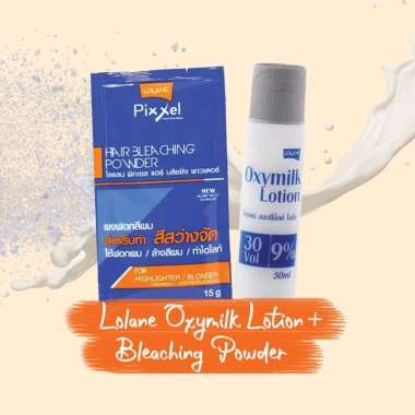 Lolane Hair Bleaching Powder Sachet + Oxymilk Lotion 50ml 9%