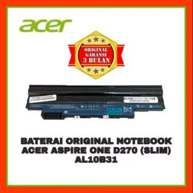 Baterai Original NoteBook Acer Aspire One Happy 2 D270 722 Slim