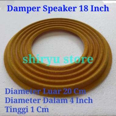 Damper Speaker 18 Inch Diameter 20Cm 20 Cm 200 Mm Tinggi Coil 4 Inch Multicolor