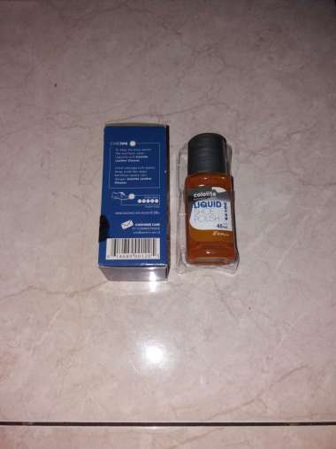 Cololite Liquid Shoe Polish Semir Sepatu Cair untuk segala warna 45ml GROSIR ECER READY MEDAN BLACK