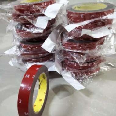 lem bolak balik/lakban bolak balik 3 m merah Multicolor