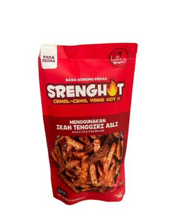 Lily Snack - Srenghot Baso Goreng Pedas 70 gr