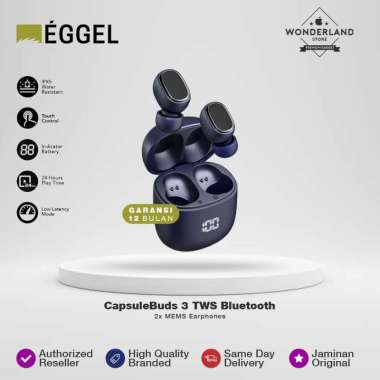Eggel CapsuleBuds TWS Earphone Bluetooth Low Latency Gaming Mode