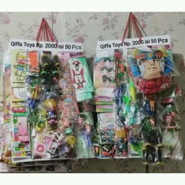 mainan renceng warung dua ribuan murah# maenan anak murah Multicolor