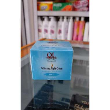 cream wajah/QL whitening night cream & day cream 18gr Cream QL Night cream