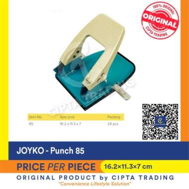 hole puncher (pembolong kertas) - joyko - 85 Multicolor